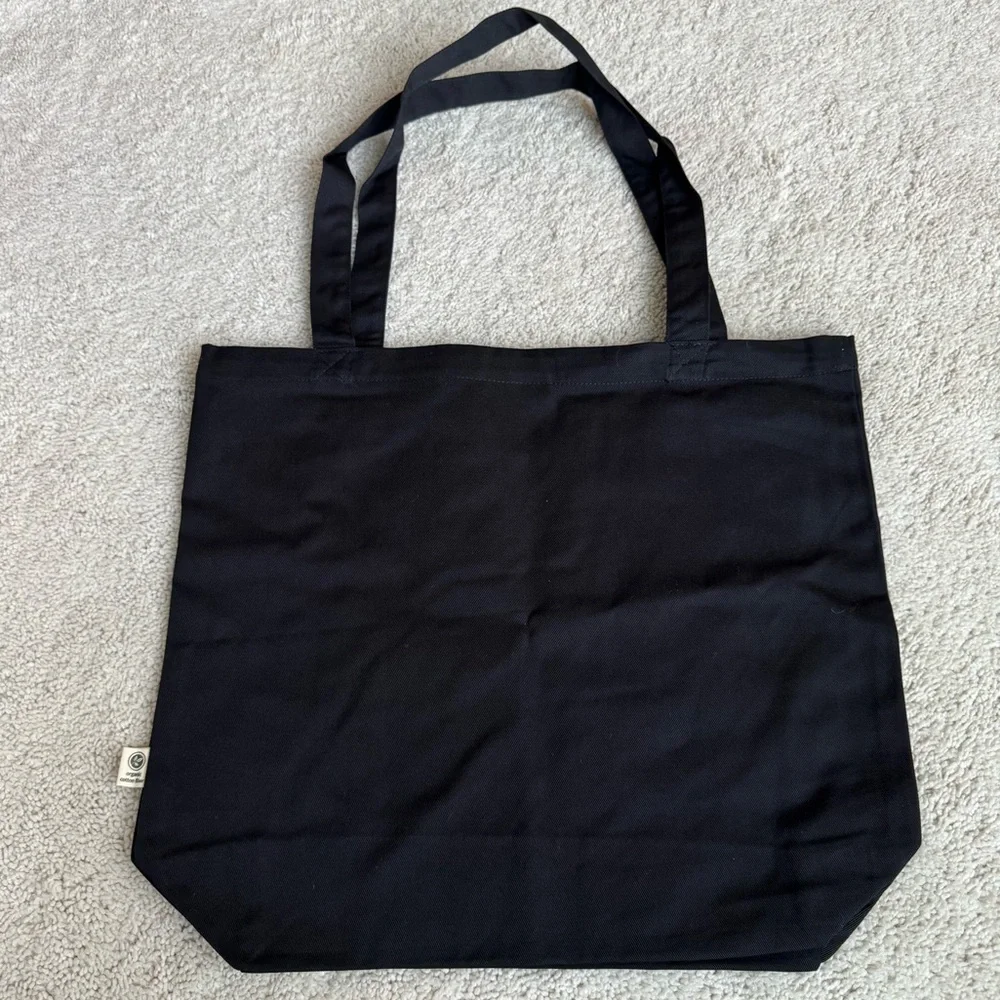 Endel Black Tote Bag with Face Design - Picture 4 of 8